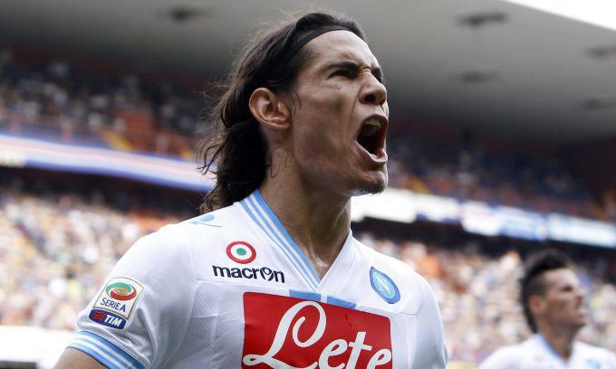 Cavani maglia bianca Header