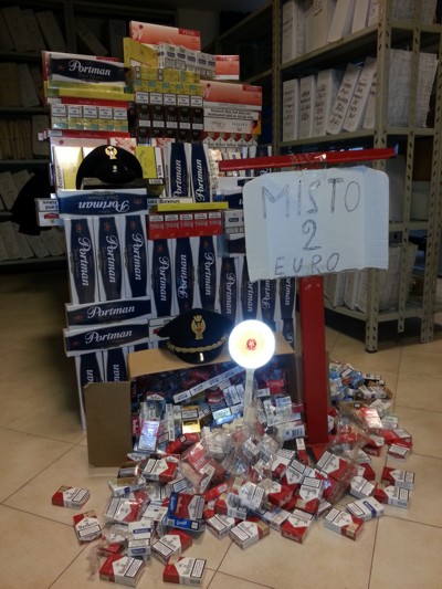 Sequestro sigarette Chiaiano