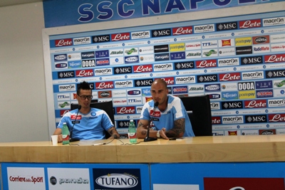 CANNAVARO E HAMSIK CONFERENZA CV
