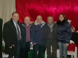 Sindaco F. Di Maiolo Ass.ri M. Rescigno e F. Porcaro Cons. D. Ottaiano Ass. L. Cucca