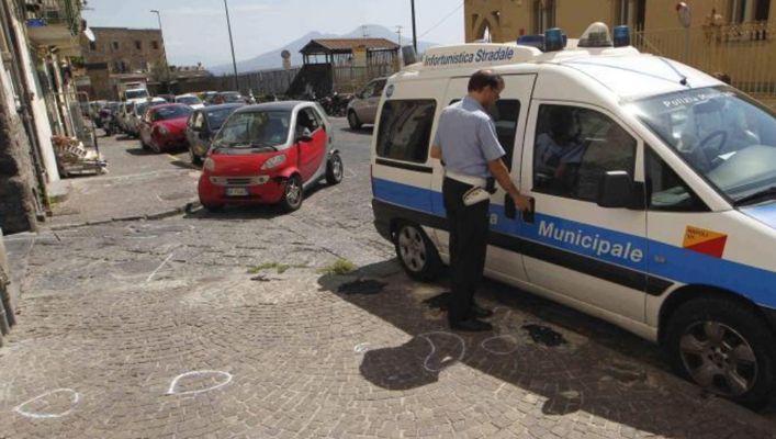incidente e rapina a napoli