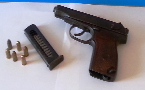 Pistola sequestrata
