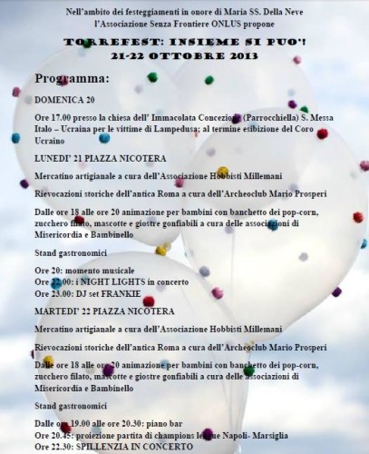 Torrefest locandina