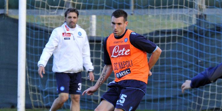 Reveillere allenamento SSC Napoli CV