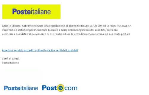 Truffa-Poste Italiane