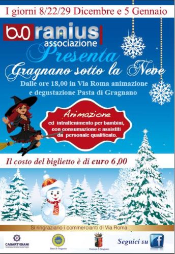 gragnano sotto la neve