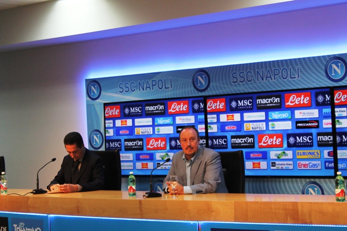 Benitez giacca grigia castel volturno