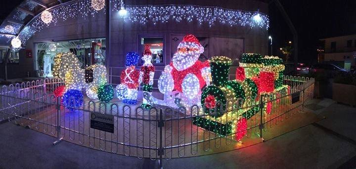 babbo natale di nuovo a San Giorgio.grafica composizione