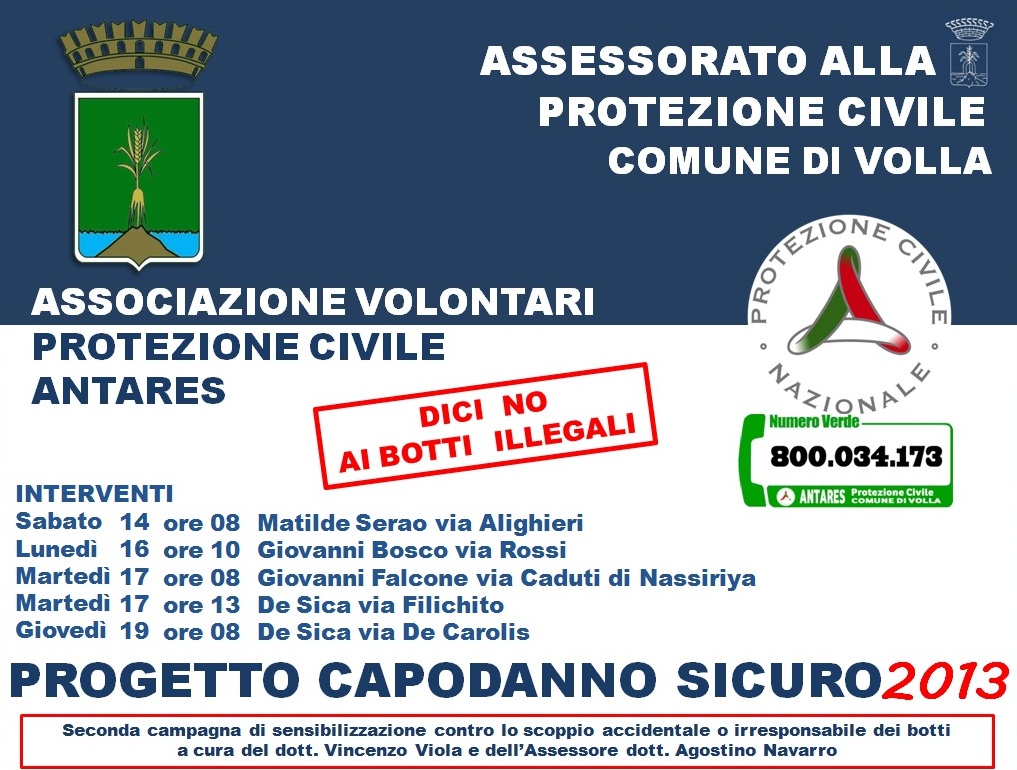 progetto Capodanno sicuro 2013