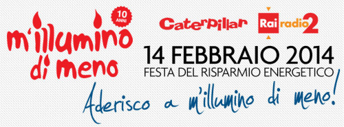 Adesione 2014 Mi illumino di meno