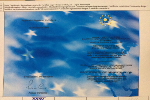 CERTIICATO BREVETTO