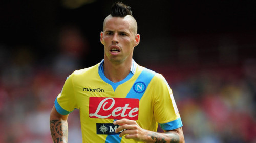 Hamsik maglia gialla
