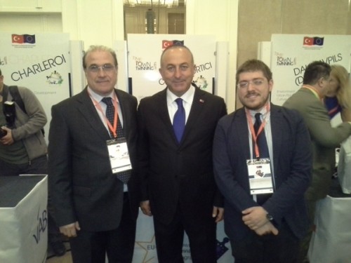 consigliere Michele Gherardelli col ministro Turco per Affari Europei
