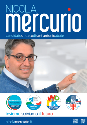 manifesto con loghi
