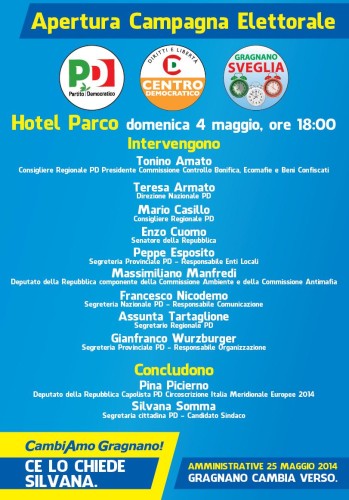 apertura campagna elettorale