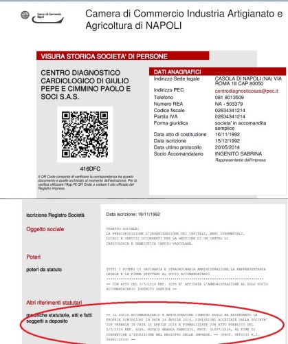 visura camera di commercio, 20 maggio 2014 (1)