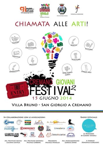 Locandina ufficiale Cremano Giovani Festival
