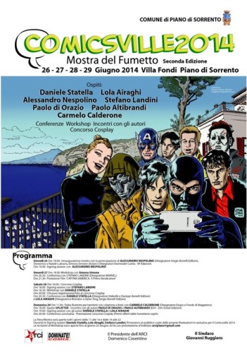 locandina ComicsVille 2014 Piano di Sorrento