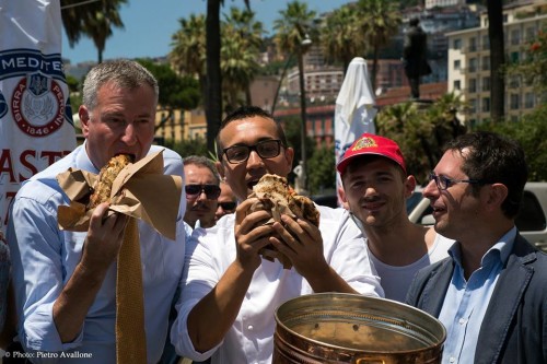 bill de blasio da sorbillo