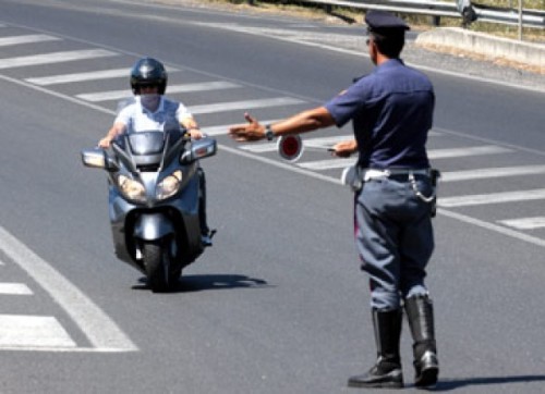 moto polizia