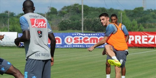 Allenamento Castel Volturno David Lopez
