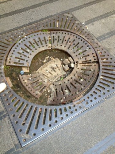 Via Scarlatti, fonte d'labero vuota oggi