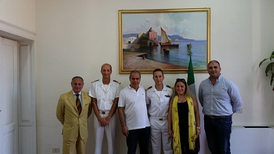 visita sindaco Borriello alla Capitaneria