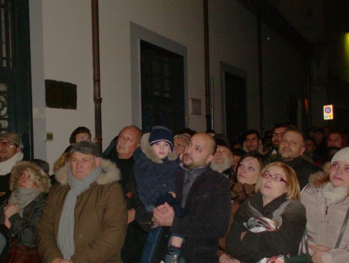 3. Presenti cerimonia appposizione targa per Giuseppe Guerriero - Nola 25.1.2015