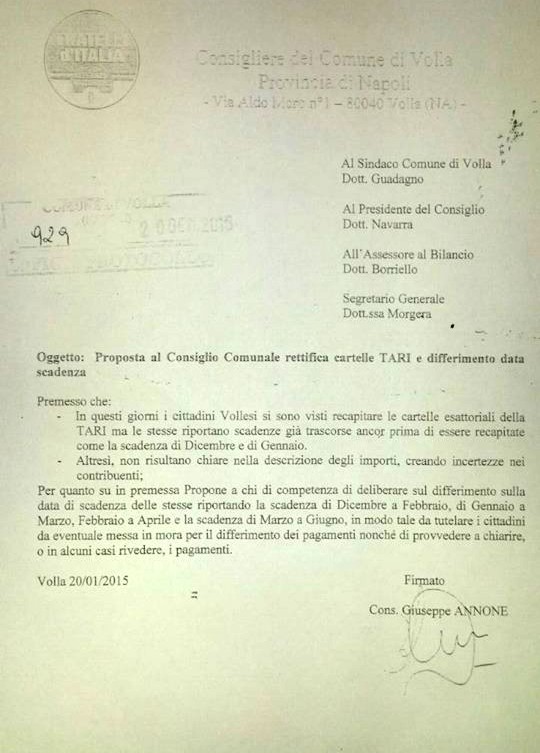 documento volla annone
