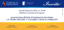 presentazione libro la terra muore