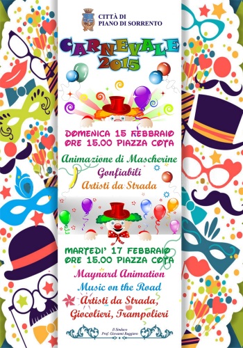 Manifesto Carnevale 2015 Piano di Sorrento