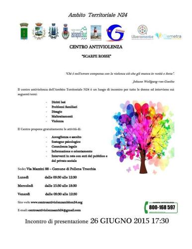 Centro Antiviolenza - Locandina