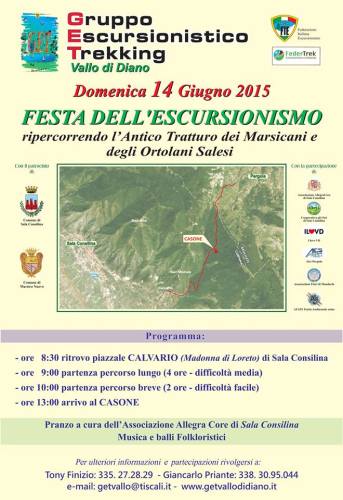 Locandina Festa dell'Escursionismo GET 14 giugno