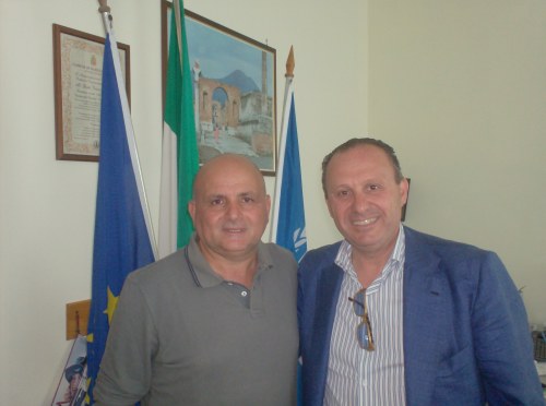 Ass.re Felice Porcaro con Sindaco Felice Di Maiolo - Comune di Mariglianella NA