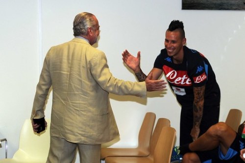 Hamsik saluta ADL