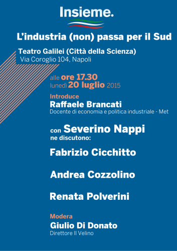 L'industria (non) passa per il sud
