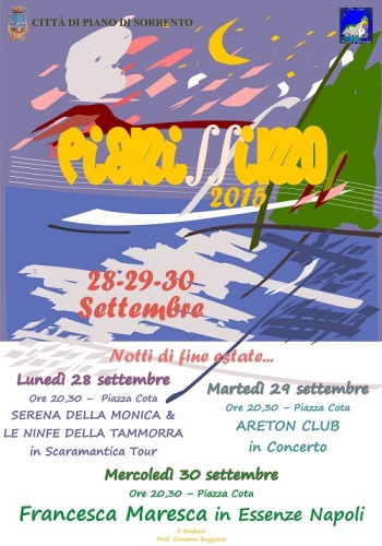 Manifesto - Pianissimo 2015 Piano di Sorrento