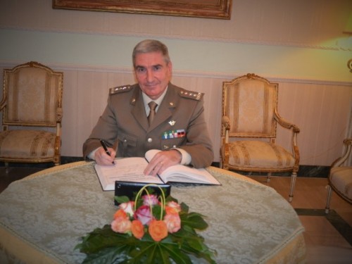 Firma albo d'onore Generale D. Biancafarina