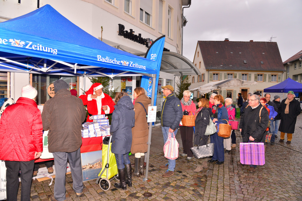 Nudelverkauf Weihnachtsaktion
