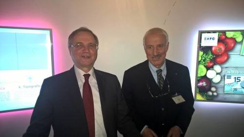 Sindaco Salati con il Governatore Visco