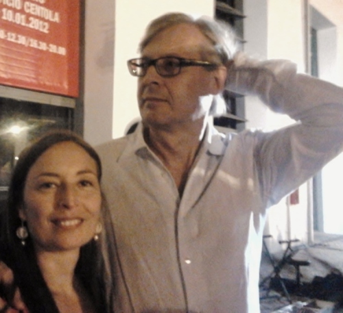 stefania sabatino con vittorio sgarbi