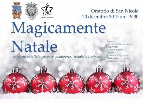 Locandina - Magicamente Natale Concerto - Piano di Sorrento