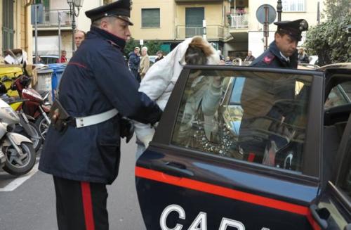 carabinieri arresto donna inverno