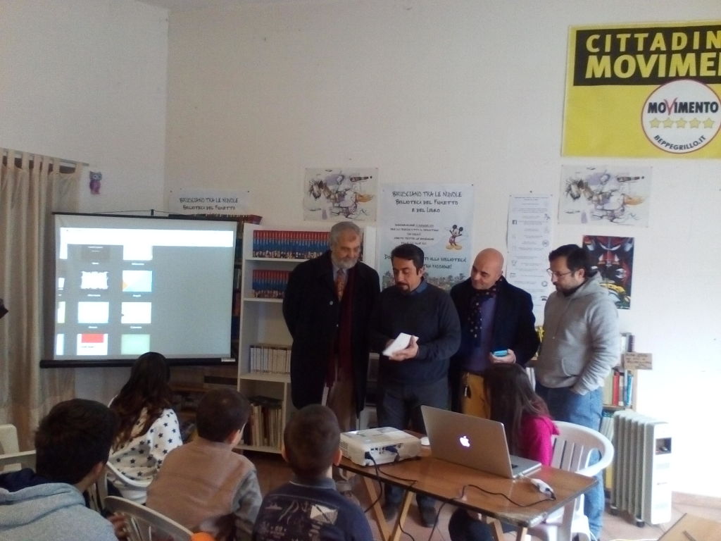 A. Castaldo-G. Siciliano-P. Maresca-S. Rotondi-Biblioteca del Fumetto Brusciano 31.1.2016