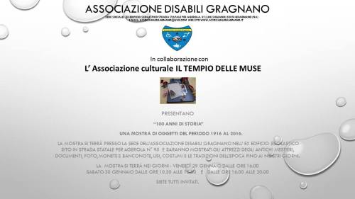 mostra 100 anni di storia