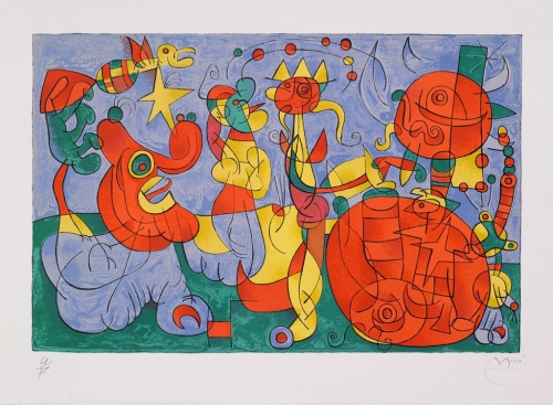 Joan Miró_Ubu Roi (Chez le roi de Pologne)_1966
