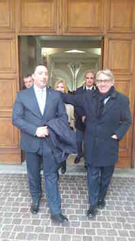Raimondi con il Prefetto Giuffrè