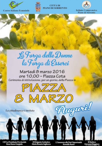 8 marzo mimosa piano di sorrento