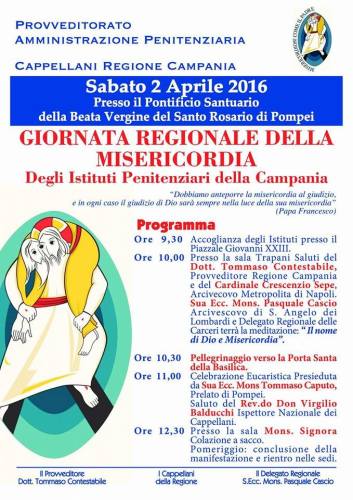 Locandina Giornata Istituti penitenziari Campania
