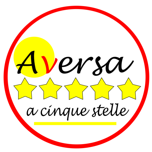 Logo aversa a cinque stelle